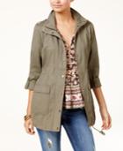 American Rag Juniors' Cotton Utility Jacket, Created For Macy's