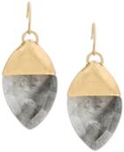 Kenneth Cole New York Colored Geometric Stone Drop Earrings
