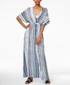 Bar Iii Striped Maxi Dress, Created For Macy's