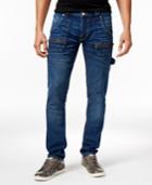 Guess Men's Drop-hem Slim- Fit Tapered Carpenter Jeans