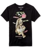 Ring Of Fire Men's World Tiger Embroidered Cotton T-shirt, Only At Macy's