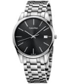 Ck Calvin Klein Men's Swiss Time Stainless Steel Bracelet Watch 40mm K4n21141