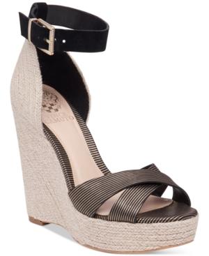 Vince Camuto Maurita Platform Espadrille Wedge Sandals Women's Shoes