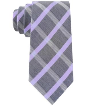 Kenneth Cole Reaction Men's Frosted Grid Skinny Tie