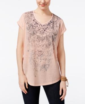 Style & Co Graphic Print T-shirt, Created For Macy's