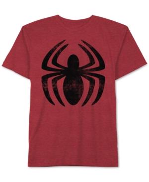 Jem Men's Spider-man Graphic-print Logo T-shirt