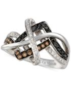 Le Vian Exotics Diamond Overlap Ring (1/2 Ct. T.w.) In 14k White Gold