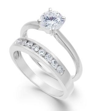 Diamond Bridal Set In 14k White Gold (9/10 Ct. T.w.)