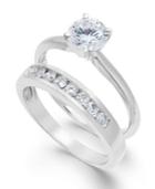 Diamond Bridal Set In 14k White Gold (9/10 Ct. T.w.)