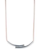 Anne Klein Silver-tone Polished Bypass Collar Necklace