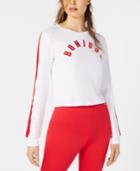 Project 28 Bonjour Long-sleeve Cotton Sweatshirt