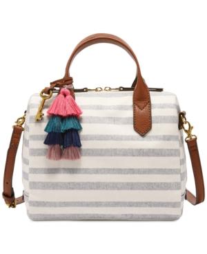 Fossil Fiona Small Printed Satchel