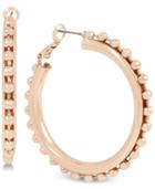 Bcbg Ball Chain Hoop Earrings