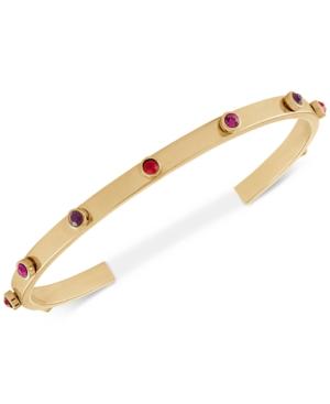 Rachel Rachel Roy Gold-tone Crystal Cuff Bracelet
