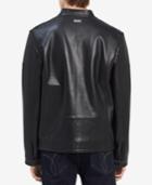 Calvin Klein Men's Slim-fit Premium Genuine Leather Jacket