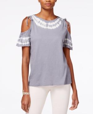 Project Social T Kallen Cotton Cold-shoulder Top