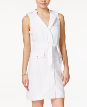 Xoxo Juniors' Sleeveless Moto Shirtdress