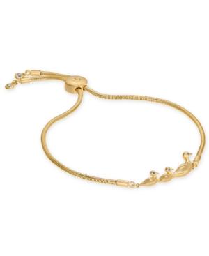 Kate Spade New York Gold-tone Duck Slider Bracelet