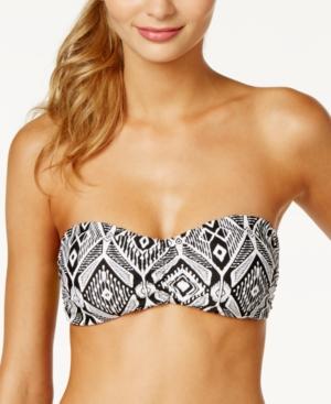Raisins Strapless Tribal-print Bikini Top Women's Swimsuit