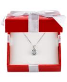 Sirena Diamond Twist Pendant Necklace (1/5 Ct. T.w.) In 14k White Gold