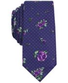 Bar Iii Men's Jacana Floral Skinny Tie, Created For Macy's
