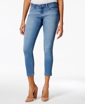 Project Indigo Juniors' Embellished Skinny Ankle Jeans