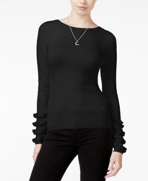 Guess Nadia Ruffle-detail Sweater