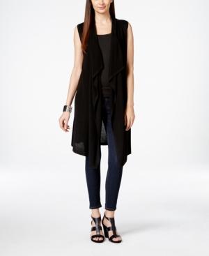 Inc International Concepts Draped Duster Vest, Only At Macy's