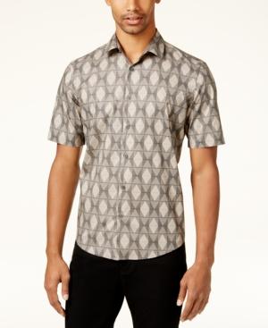 Alfani Men's Diamond Geo Shirt, Only At Macy's