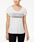 Ideology Wedding Time Bride Graphic T-shirt, Only At Macy's