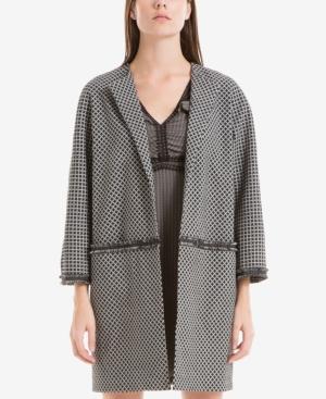 Max Studio London Frayed Car Coat