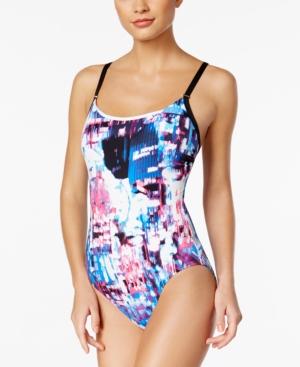 Calvin Klein City Lights Classic One-piece Swimsuit Women's Swimsuit