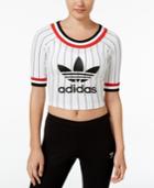 Adidas Originals Striped Crop Top