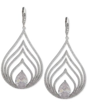 Jenny Packham Crystal Openwork Chandelier Earrings