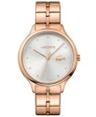 Lacoste Women's Constance Rose Gold-tone Stainless Steel Bracelet Watch 38mm
