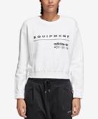 Adidas Equipment Cotton Cropped Sweatshirt