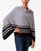 Charter Club Cashmere Striped Poncho, Only At Macy's