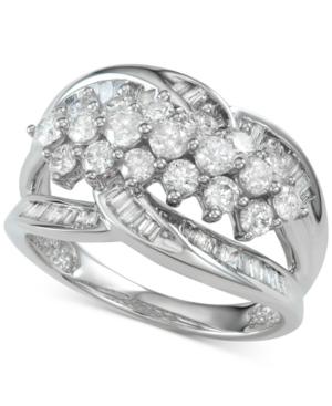 Diamond Cluster Statement Ring (1-1/2 Ct. T.w.)