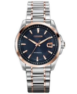 Citizen Watch, Men's Automatic Grand Classic Eco-drive Two-tone Stainless Steel Bracelet 42mm Nb0046-51l