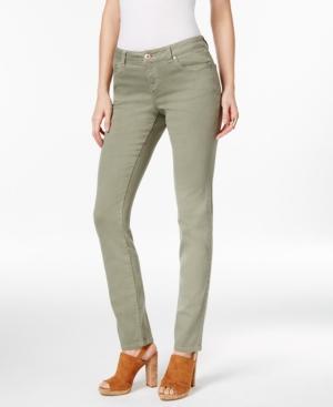 Inc International Concepts Olive Wash Skinny Jeans, Only At Macy's