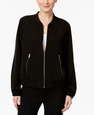 Calvin Klein Ribbed Bomber Jacket