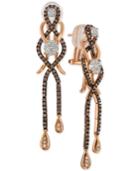 Le Vian Chocolatier Diamond Drop Earrings (1-3/8 Ct. T.w.) In 14k Rose Gold