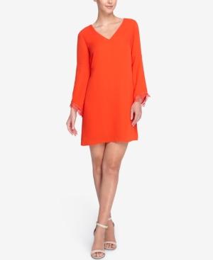 Catherine Catherine Malandrino Babs Bell-sleeve Shift Dress