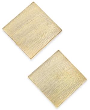 I.n.c Gold-tone Square Stud Earrings, Created For Macy's