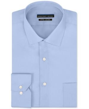 Geoffrey Beene Big And Tall Non-iron Sateen Solid Dress Shirt