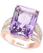 Effy Pink Amethyst (15-1/2 Ct. T.w.) & Diamond (3/8 Ct. T.w.) In 14k Rose Gold (also Available In Citrine)