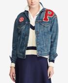 Polo Ralph Lauren Varsity Patchwork Denim Jacket