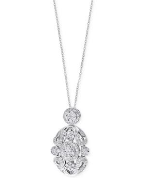 Effy Diamond Pendant Necklace (1 Ct. T.w.) In 14k White Gold