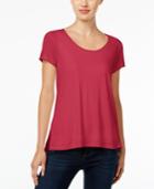 Calvin Klein Jeans Split-back Short-sleeve Top