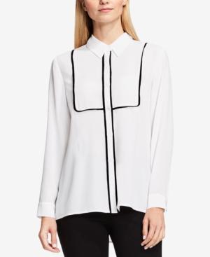 Vince Camuto Piped Contrast Blouse